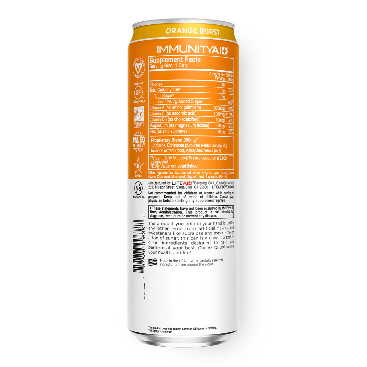 LIFEAID IMMUNITYAID DFND ( 12 X 12 OZ )