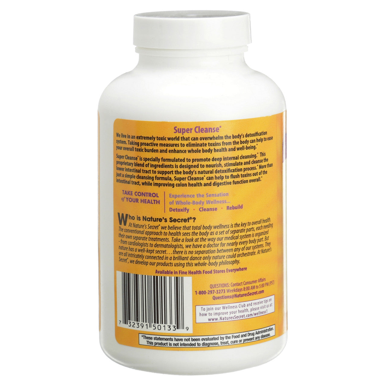 Nature's Secret Super Cleanse (1x200 TAB)