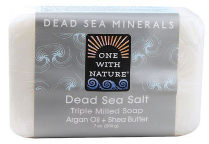One With Nature Dead Sea Salt Soap (7Oz)